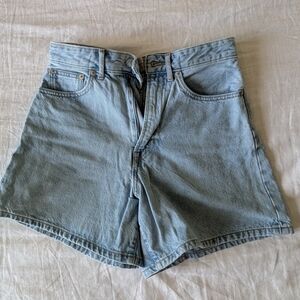 Everlane Sky Blue Jean Shorts